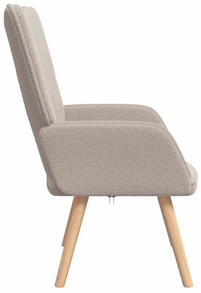 vidaXL Χαλαρωτική Πολυθρόνα Ανοιχτό γκρι 62 x 67 x 95.5 εκ ύφασμα