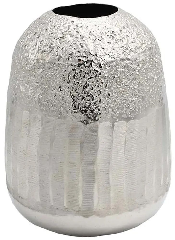Βάζο 941-124-003 24x30cm Silver Μέταλλο