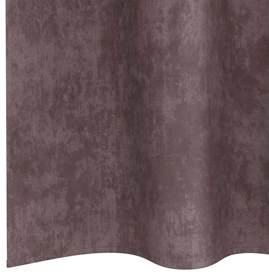 vidaXL Κουρτίνα με κουρτίνες 2 pcs Καφέ 260 x 140 εκ. Βελούδο