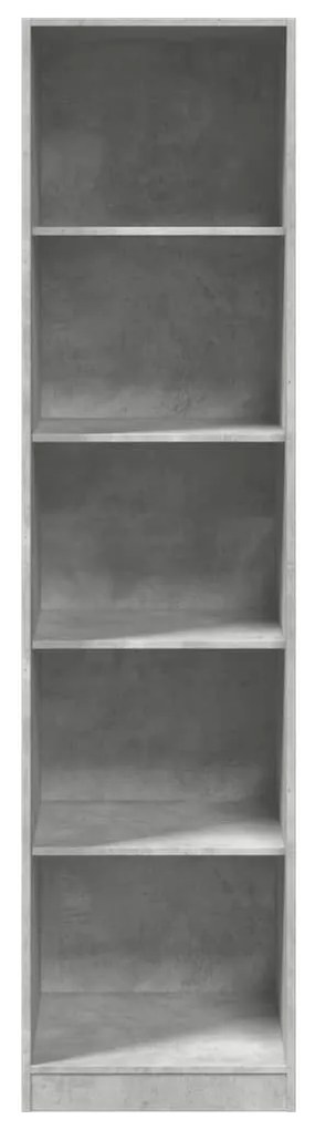 vidaXL Ντουλάπα Γκρι του Σκυροδέματος 50x50x200 εκ. Επεξεργασμένο Ξύλο