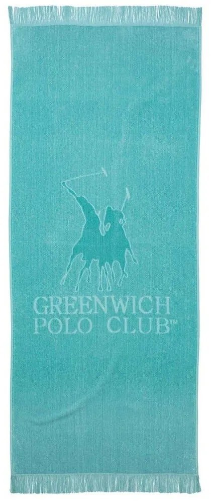 Πετσέτα Θαλάσσης 3733 90x190 Turqoise Greenwich Polo Club Θαλάσσης 90x190cm 100% Cotton