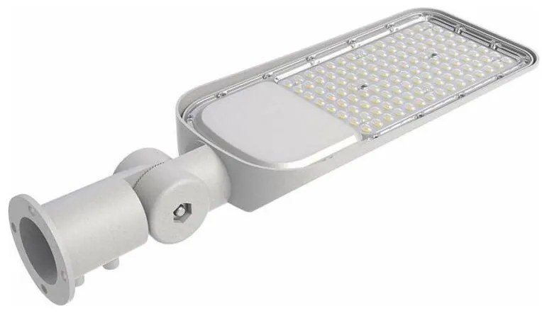 LED φωτιστικό δρόμου PRO Samsung Chip με Αισθητήρα Φωτός 100W 11000lm 6400Κ Γκρί – 20435 VTAC-20435-Γκρι 20435