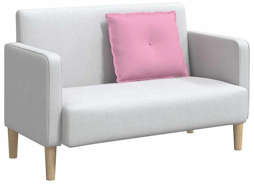 vidaXL Μαξιλάρι Πλάτης Ροζ 60 x 19 x 50 εκ ύφασμα