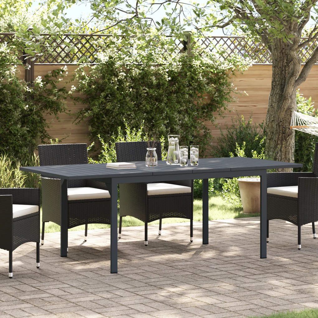 vidaXL Τραπέζια 2 Τεμαχίων Ανθρακί, 210x90x73 εκ, από Χάλυβα