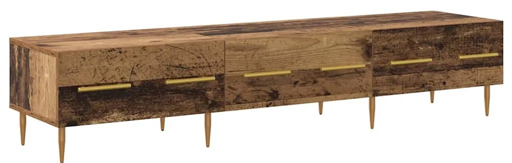 vidaXL Ντουλάπι TV Παλιό Ξύλο 150 x 36 x 30 εκ Επεξεργασμένο ξύλο