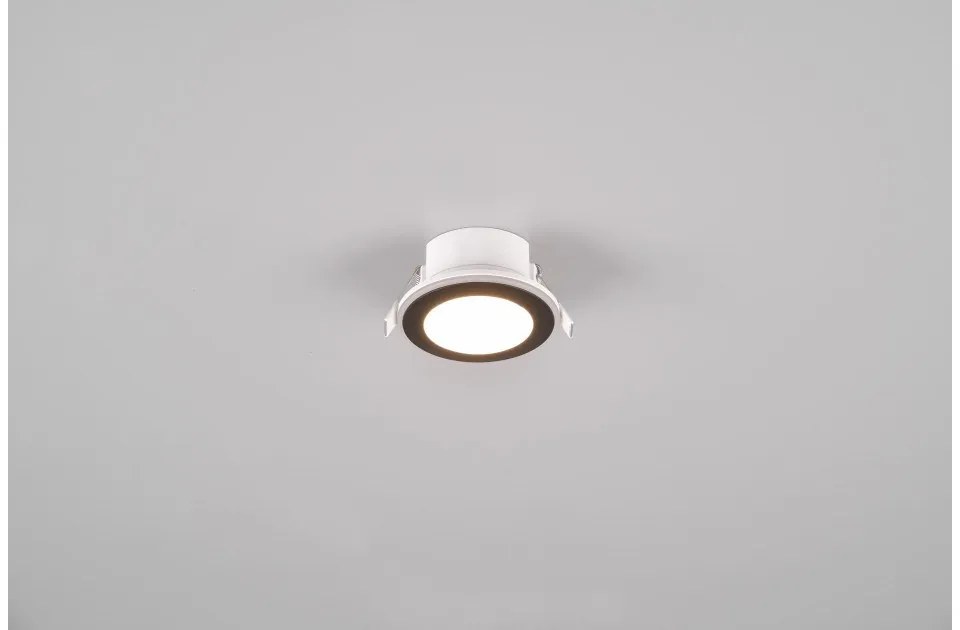 Χωνευτό Σποτ Φωτιστικό Οροφής Τοίχου RGBW 1xLED 4W 1xLED 1W Dimmer Argus Lighting-653610132-Μαύρο 653610132