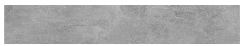 vidaXL Ράφια Βιβλιοθήκης 4 τεμ. Γκρι Σκυροδ. 60x10x1,5 εκ. Επεξ.Ξύλο