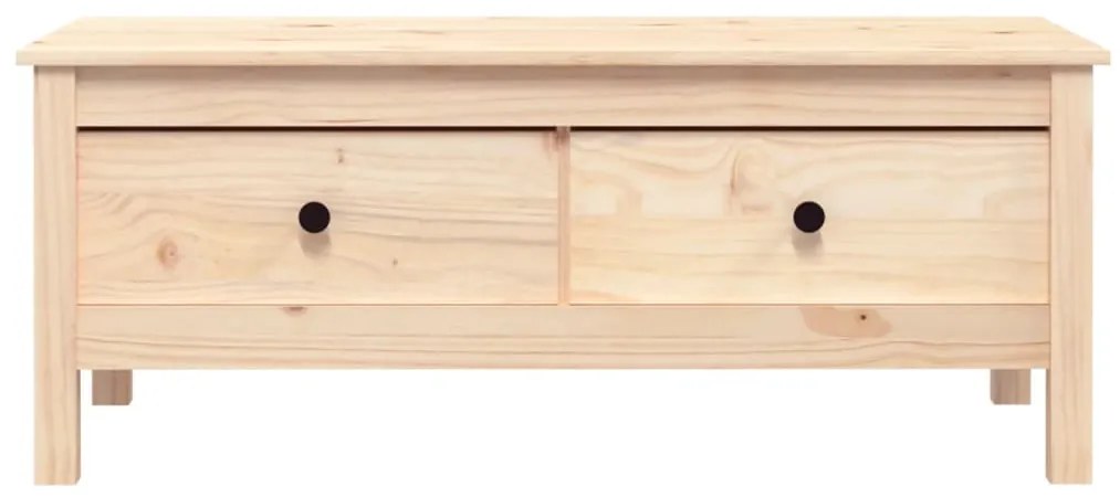 vidaXL Τραπεζάκι Σαλονιού 100 x 50 x 40 εκ. από Μασίφ Ξύλο Πεύκου