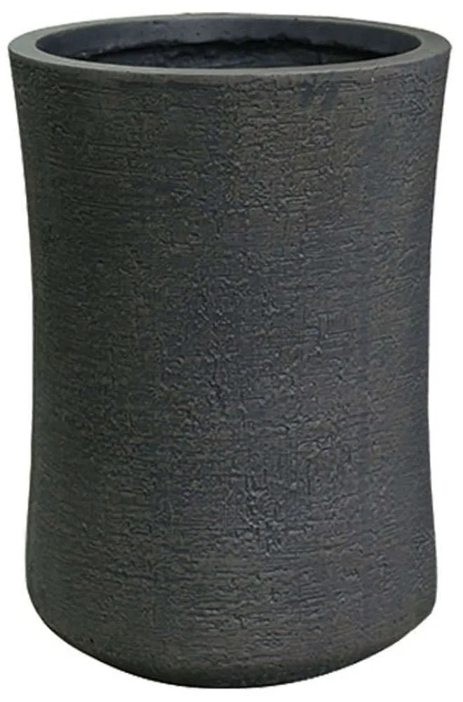 Κασπώ Πήλινο Καμπύλη 06-00-20722-L Φ55x77cm Anthracite Marhome Πηλός