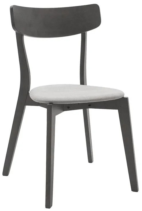 Tραπεζαρία Benson - Toto σετ 5τμχ rustic grey - ύφασμα γκρι 120x75x75εκ