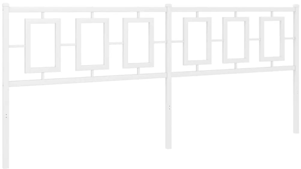 vidaXL Κεφαλάρι Λευκό 200 εκ. Μεταλλικό
