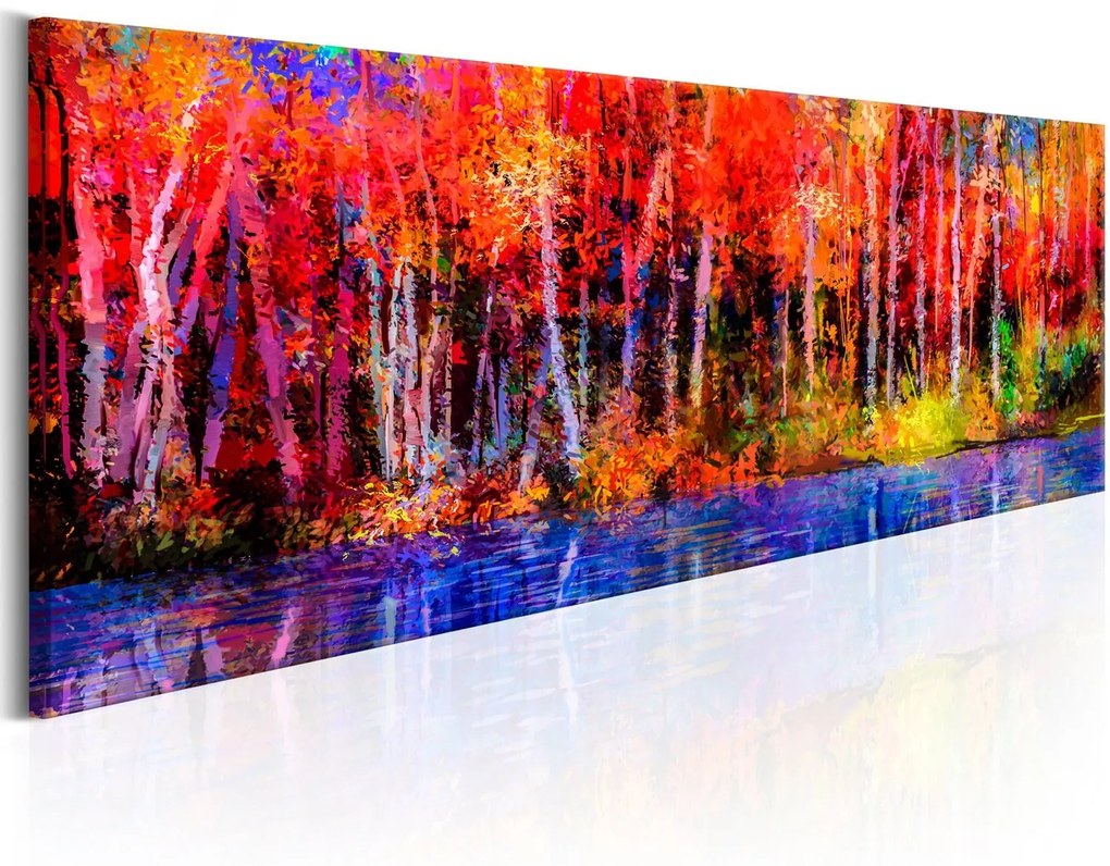 Πίνακας - Colorful Autumn Trees 150x50