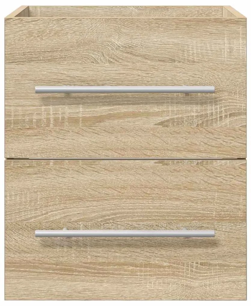 vidaXL Ντουλάπι νιπτήρα με συρτάρι Δρύς Sonoma 38,5 x 41 x 48 εκ