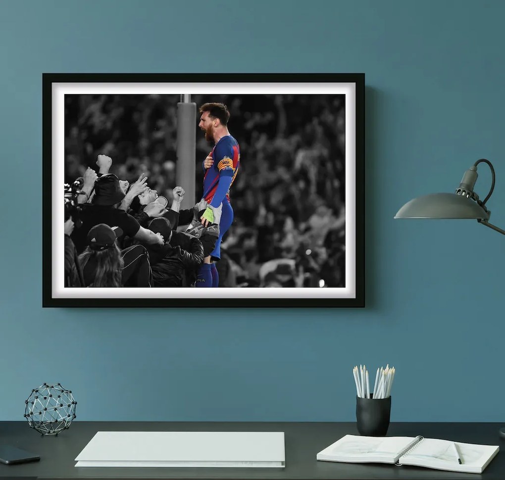 Πόστερ &amp; Κάδρο Messi Barca SC037 30x40cm Εκτύπωση Πόστερ (χωρίς κάδρο)