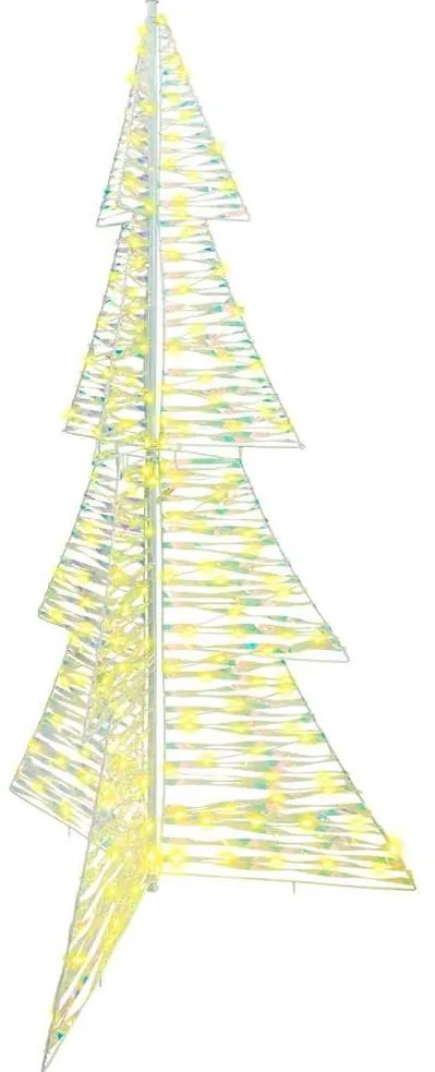 vidaXL Χριστουγεννιάτικο Δέντρο με 240 LED Θερμό λευκό 180 cm PET