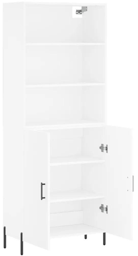 vidaXL Ντουλάπι Λευκό 69,5x34x180 εκ. από Επεξεργασμένο Ξύλο