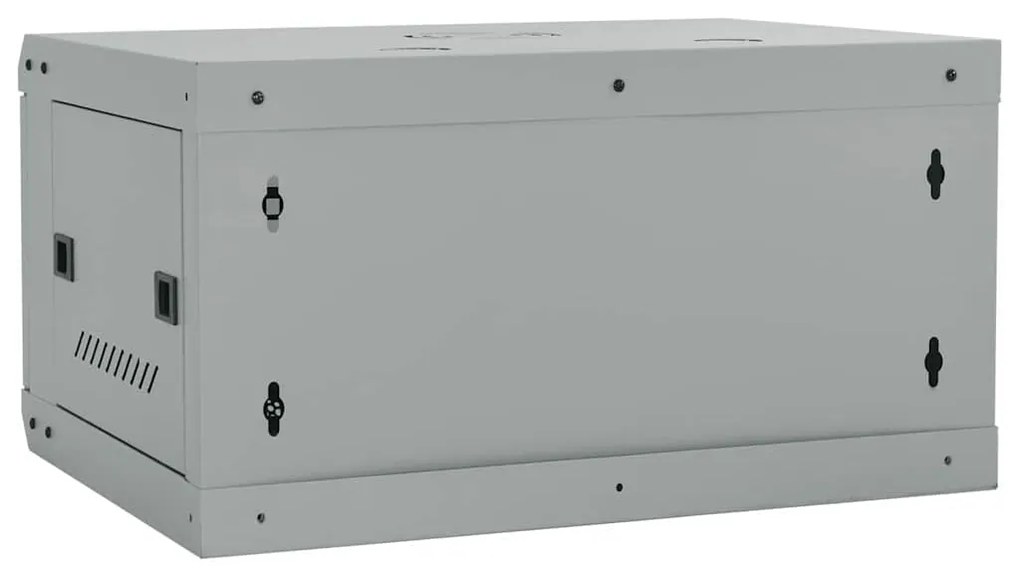 vidaXL Ντουλάπα δικτύου με αποθήκευση Γκρι 60 x 45 x 35 cm Ατσάλι