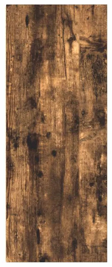 vidaXL Βιβλιοθήκη Καπνιστή Δρυς 40x30x77 εκ. από Επεξεργασμένο Ξύλο