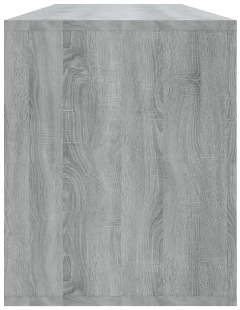vidaXL Έπιπλο Τηλεόρασης Γκρι Sonoma 130x35x50 εκ. από Μοριοσανίδα