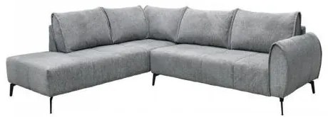 ΚΑΝΑΠΕΣ Fylliana Velton ΑΡΙΣΤΕΡΗ ΓΩΝΙΑ ΓΚΡΙ ΧΡΩΜΑ 275x225x85εκ 831-225-023