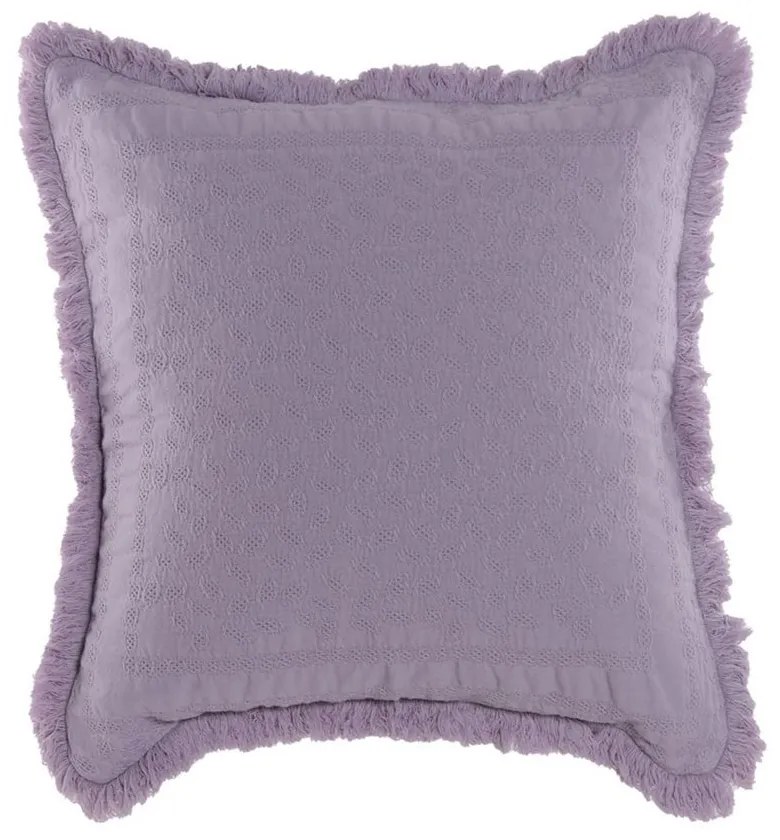 Διακοσμητικό Μαξιλάρι (Με Γέμιση) Fiorella Lilac Nef-Nef 50Χ50 Cotton-Polyester