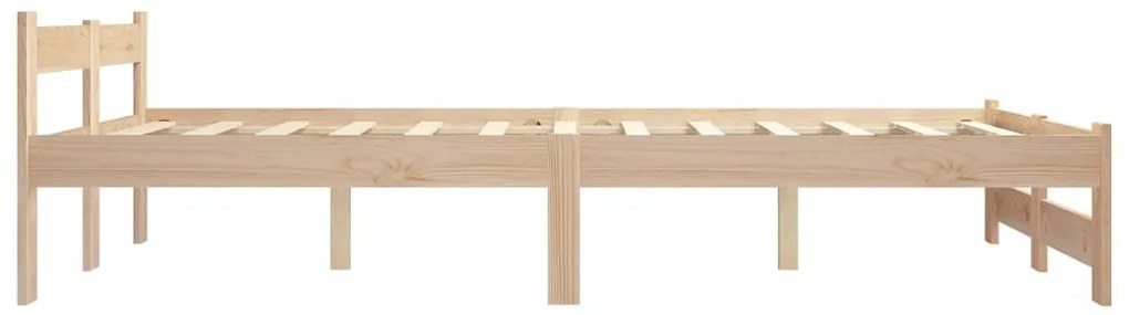 vidaXL Πλαίσιο Κρεβατιού 160 x 200 εκ. από Μασίφ Ξύλο Πεύκου