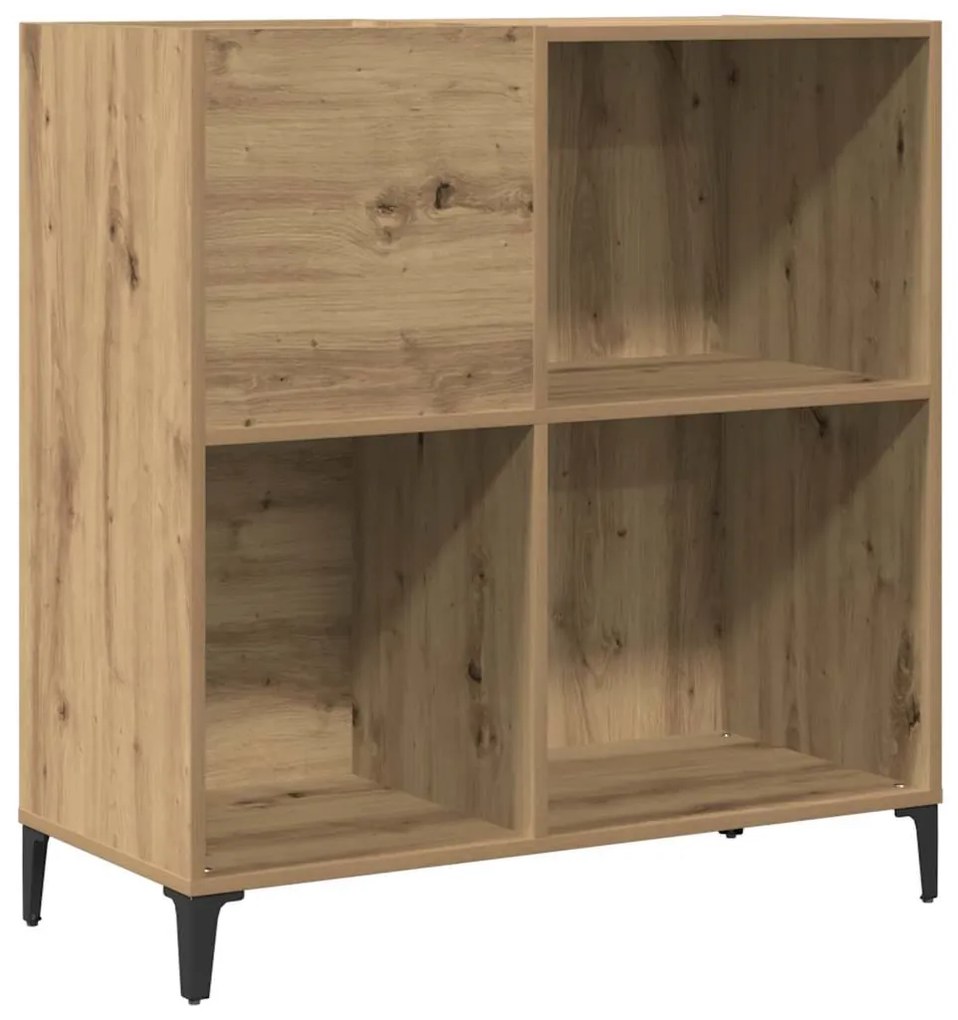 vidaXL Δισκοθήκη τεχνίτης Δρυς 84,5 x 38 x 89εκ από Επεξεργασμένο Ξύλο