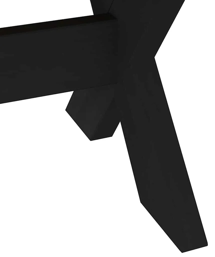 vidaXL Τραπεζάκι σαλονιού NOAIN με πόδια σχήματος X 120x60x40 cm