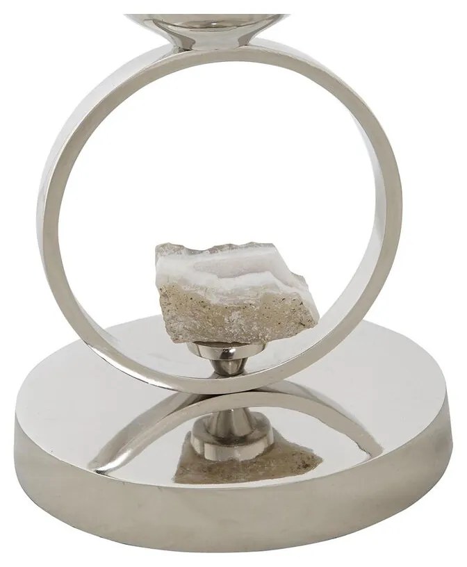 Βάζο DKD Home Decor Σαμπάνια Κρυστάλλινο Αλουμίνιο (15 x 15 x 56 cm)