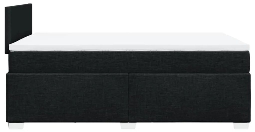 ΚΡΕΒΑΤΙ BOXSPRING ΜΕ ΣΤΡΩΜΑ ΜΑΥΡΟ 120X190 ΕΚ. ΥΦΑΣΜΑΤΙΝΟ 3285822