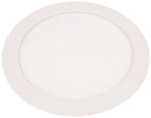 Χωνευτό Φωτιστικό Slim Φ17 12W 3000K Αλουμίνιο Λευκό 145-68614 Eurolamp-145-68614-Λευκό 145-68614