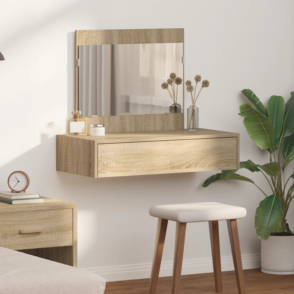 vidaXL Τοίχου Επιφάνεια Μακιγιάζ Σονομα Οκ 83x40x70 εκ.