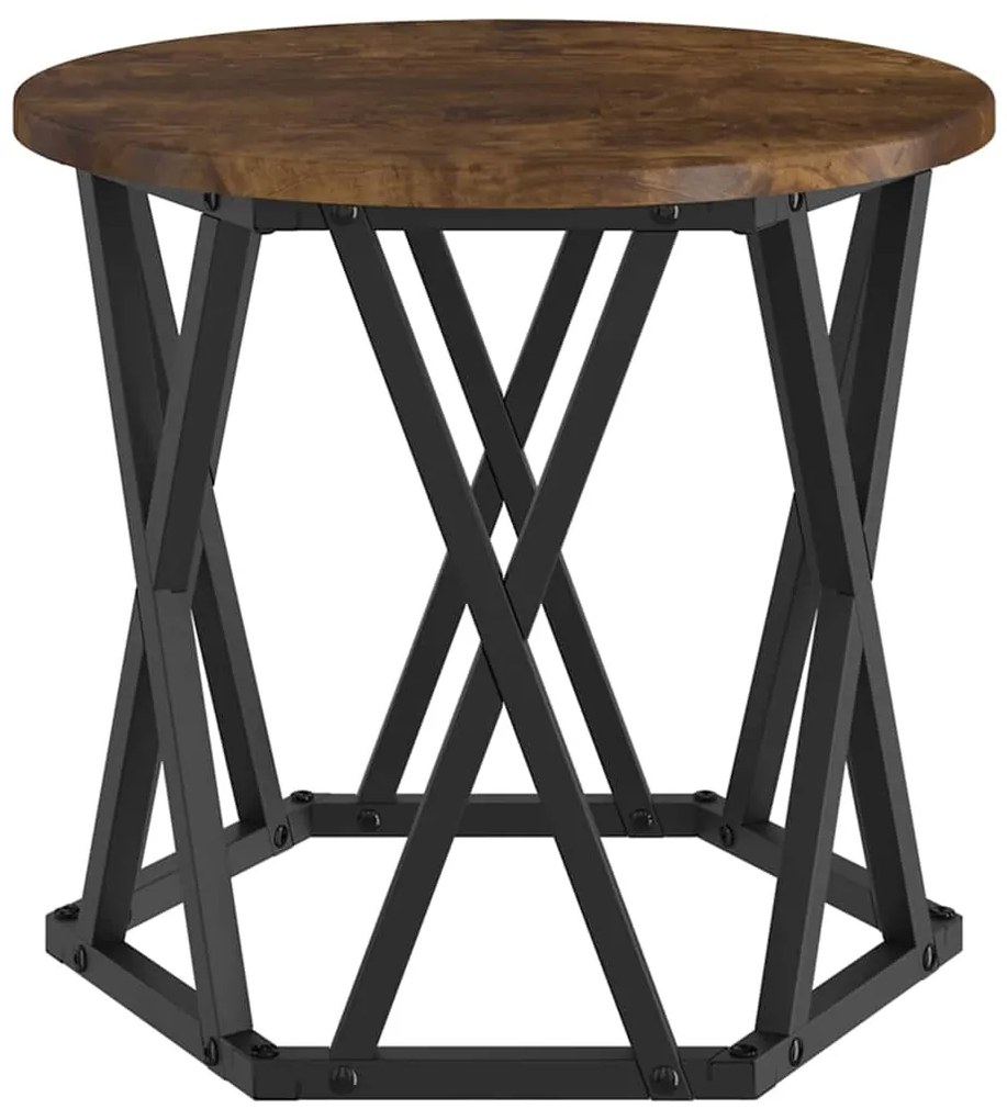 vidaXL Κομοδίνο Μονάδας 3 pcs Καπνιστό Δρύς