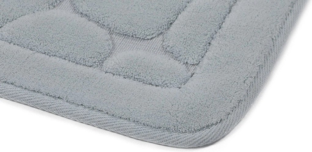 Bathmat Set (2 Pieces) Lino - Blue Multicolor