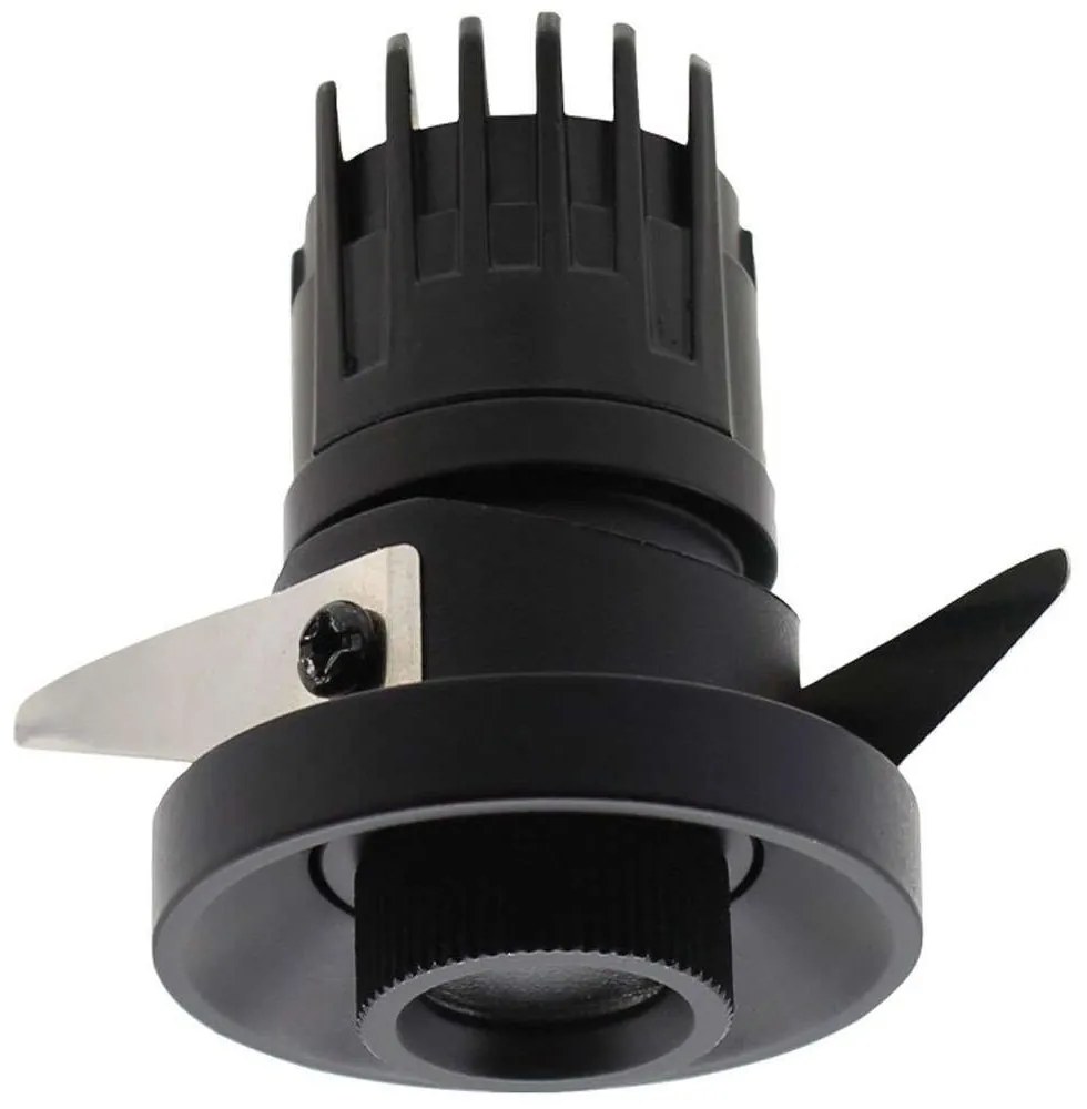 Σποτ Χωνευτό VK/04264/B/C Φ4,3x5cm Led 30-32Lm 3W 4000K Black VKLed Round