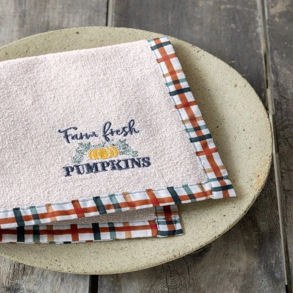 Πετσέτα Κουζίνας Fresh Pumpikns Multi Nima 40x40cm 100% Cotton