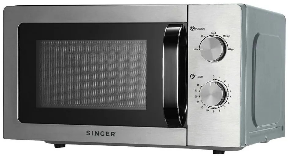 Φούρνος μικροκυμάτων Singer MW20ΙΝ με χωρητικότητα 20L και ισχύ μικροκυμάτων 800W