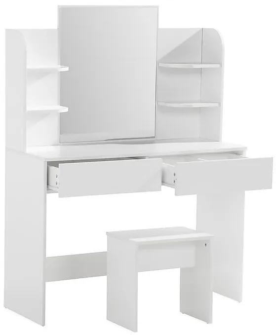 Τουαλέτα Springfield 154, Άσπρο, Καθρέφτης, 142x108x40cm, 28 kg | Epipla1.gr