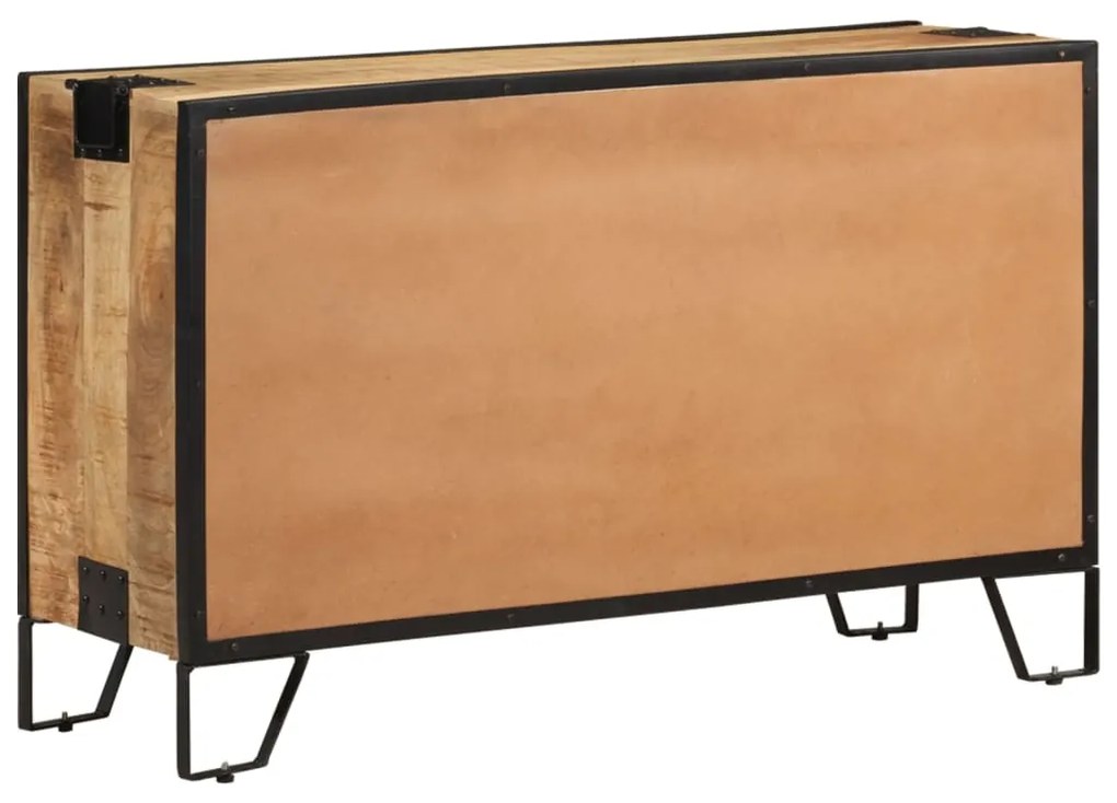 vidaXL Ντουλάπι με Συρτάρια 100x31x60 εκ Μασίφ Ακατέργαστο Ξύλο Μάνγκο