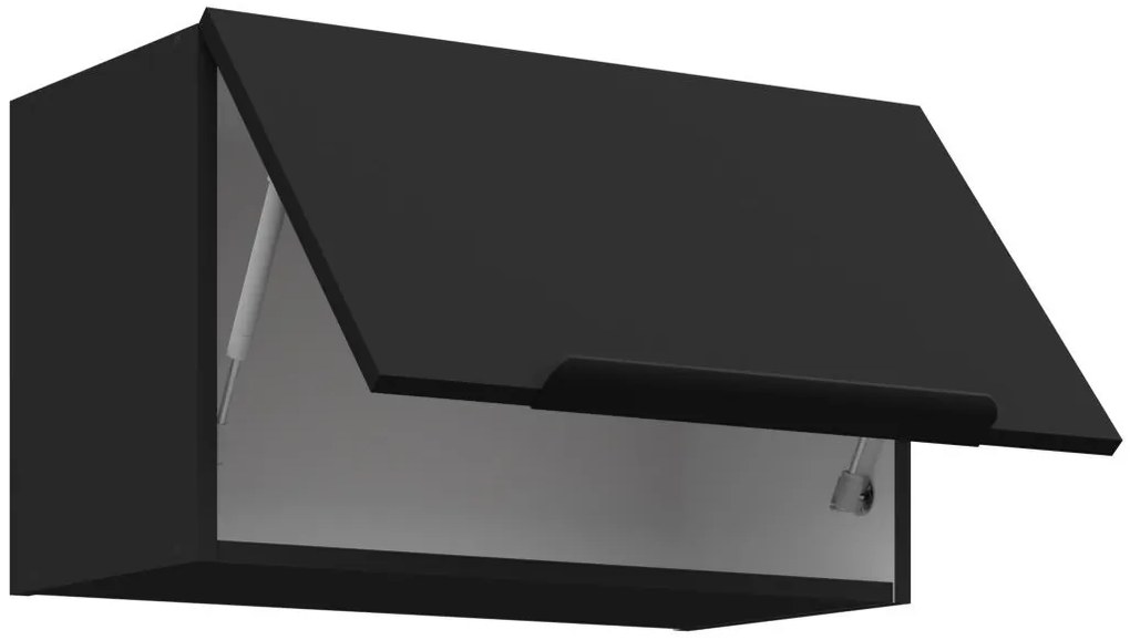 Κρεμαστό ντουλάπι Arianna 60 GU 36 1F-Μαύρο