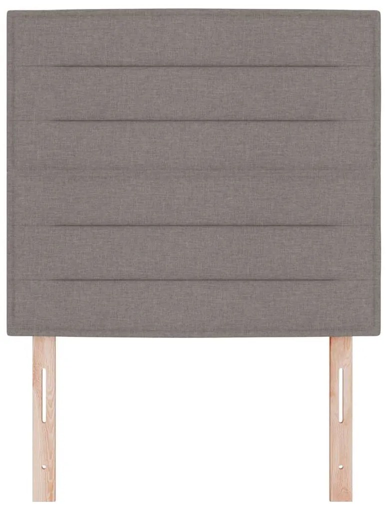 vidaXL Κεφαλάρι με κεφαλάρι Taupe 100 cm ύφασμα