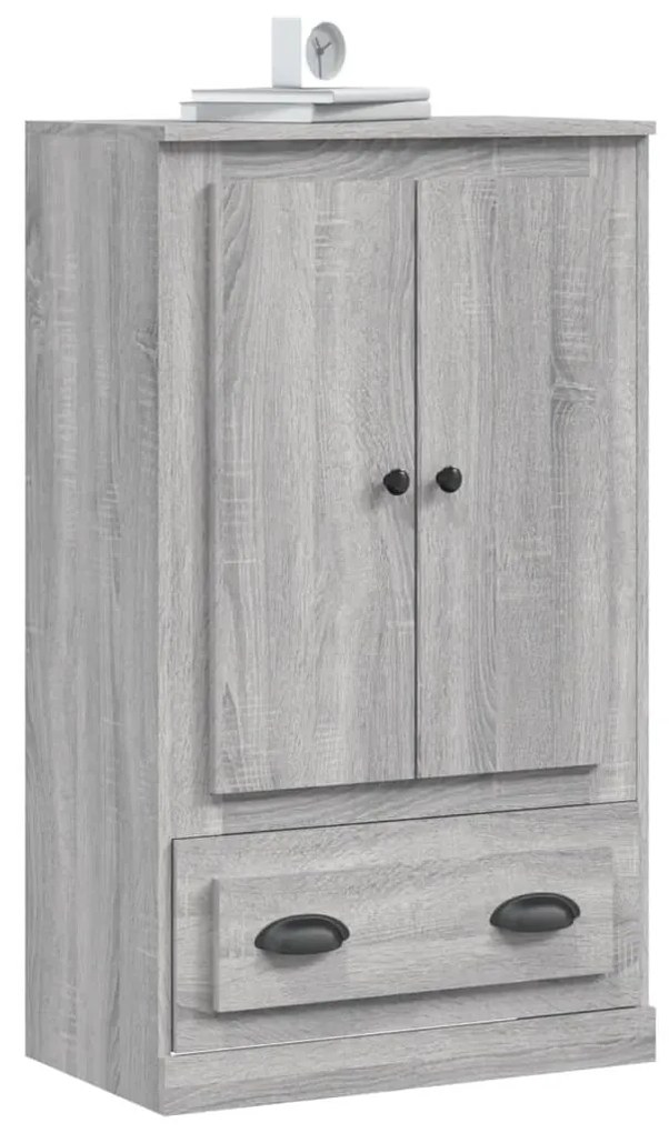 vidaXL Ντουλάπι Γκρι Sonoma 60x35,5x103,5 εκ. από Επεξεργασμένο Ξύλο
