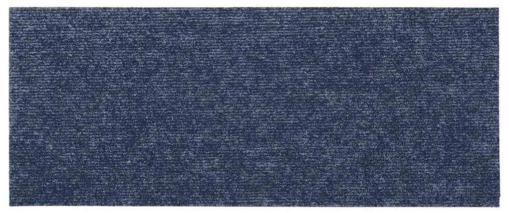 vidaXL Πατάκια Σκαλιών Αυτοκόλλητα 30 τεμ. Γκρι Μπλε Ορθογώνια 60x25 εκ.