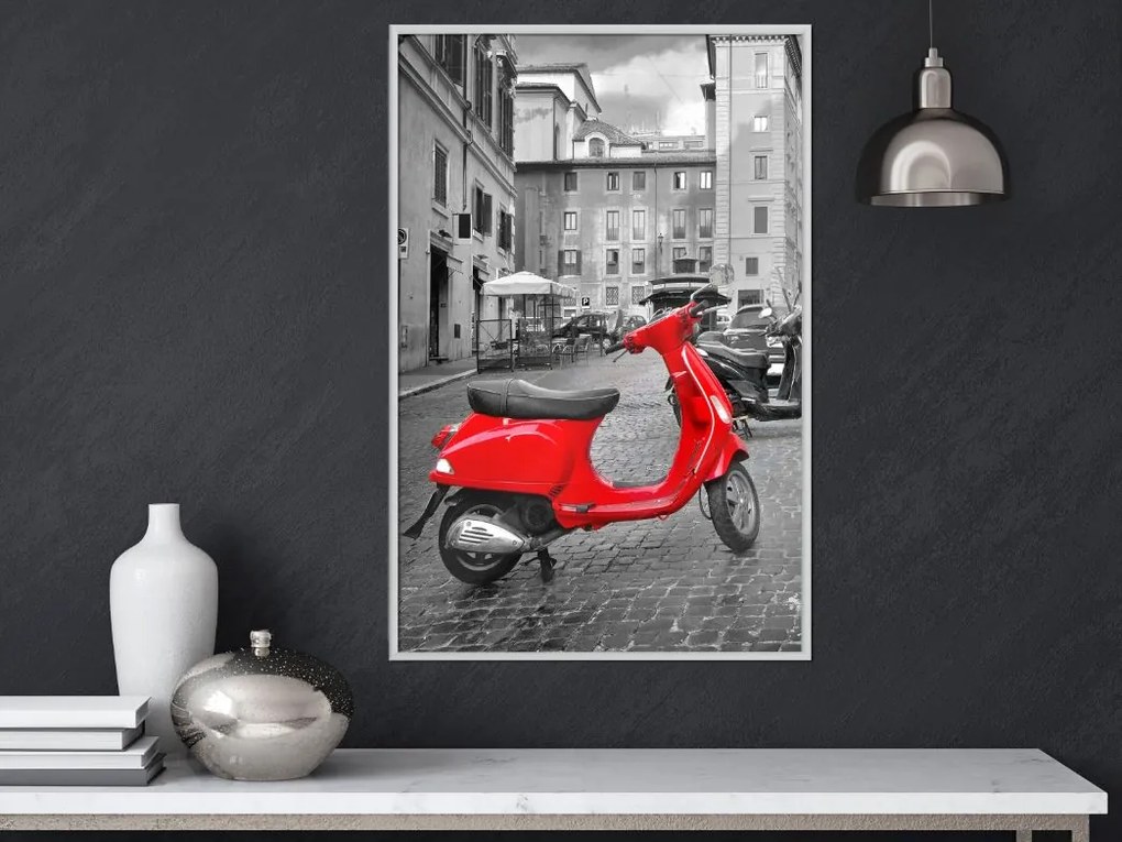 Αφίσα - The Most Beautiful Scooter - 20x30 - Χρυσό - Χωρίς πασπαρτού