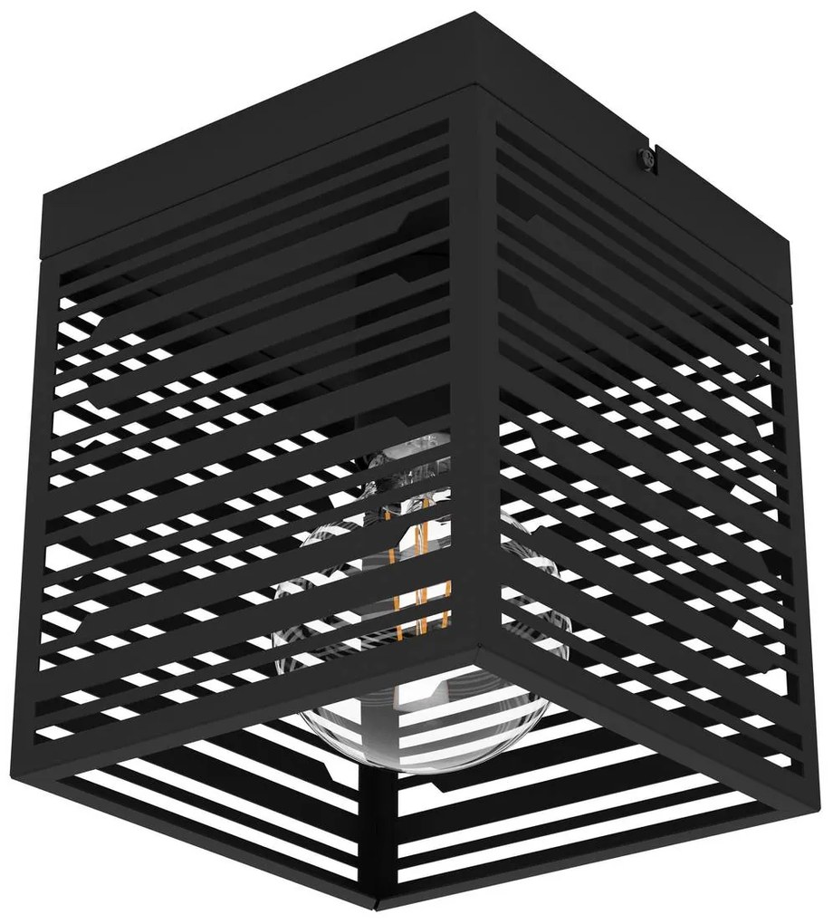 Φωτιστικό Οροφής Eglo 900355 PIEDRITAS Μαύρο Ματ (Black Mat)