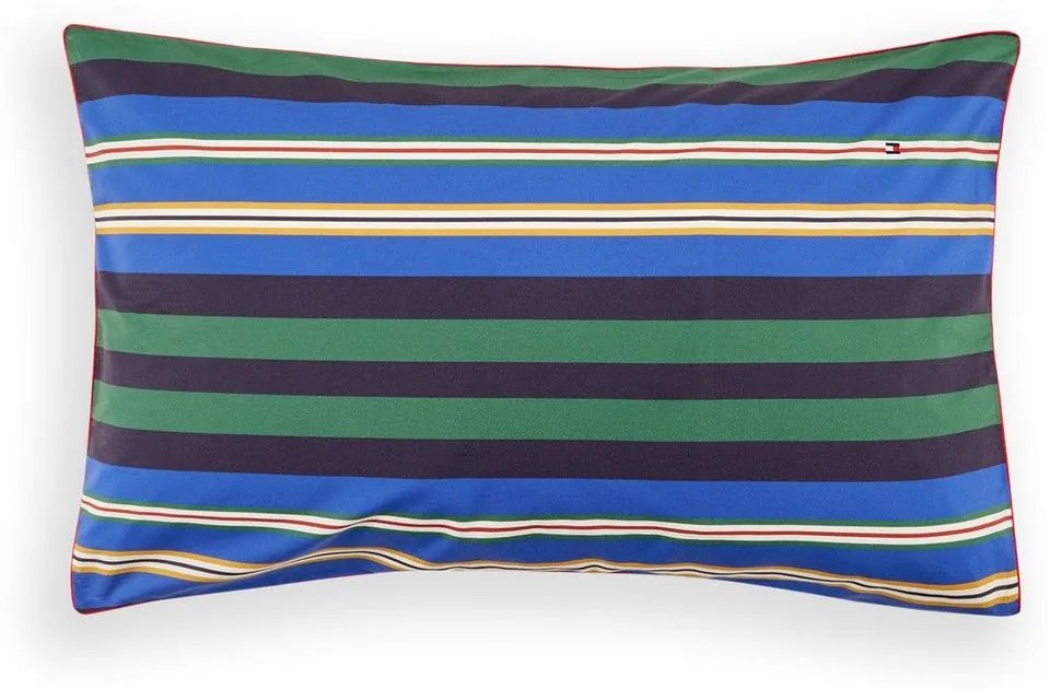 Μαξιλαροθήκη Vibe 695069 Blue-Green Tommy Hilfiger 50X80 100% Cotton