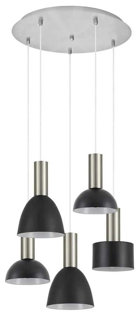 Φωτιστικό Οροφής Πολύφωτο Homelighting 77-8926 Flex Nickel