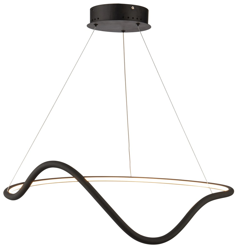 Γραμμικό Φωτιστικό SE LED 70 KRISHNA PENDANT BLACK Γ3 - 21W - 50W - 77-8166