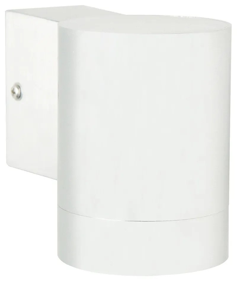 Φωτιστικό Τοίχου Tin Maxi 21509901 12,5x10,5cm 1xGU10 35W IP54 White Nordlux Metal, Glass