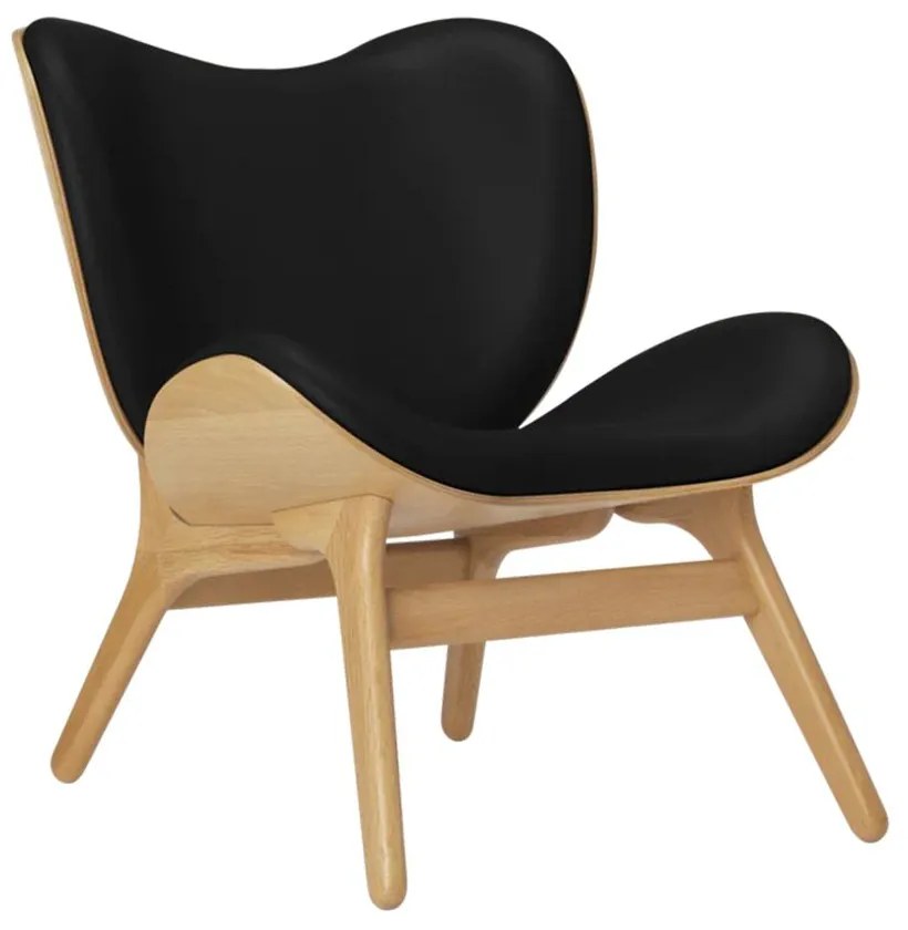 Πολυθρόνα A Conversation Piece Hope Leather 5501C5501-12 70x83x83cm Oak Black